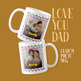 Gift for Pappa - Anpassningsbar Photo Keepsak med Kaffemugg