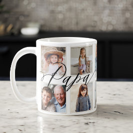 Gift för Pappa | Farbarn Fotokollage Kaffemugg