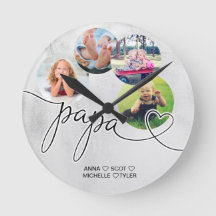 Gift for Pappa Grandchildren Photo Collage Grandpa