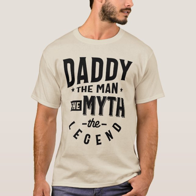 Gift for pappa - pappa The Man the Legend T Shirt (Framsida)