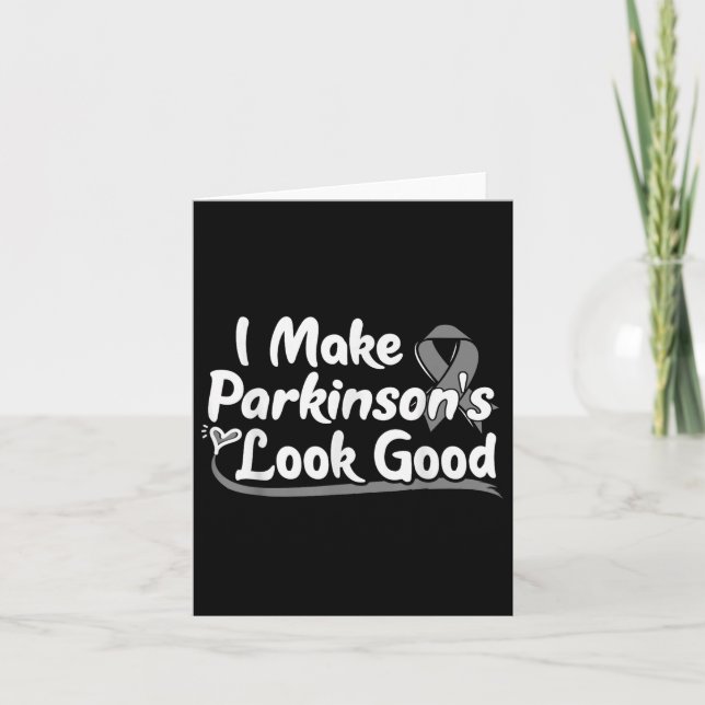 Gift för Parkinsons sjukdom Patientmedvetenhet om  Kort (Framsida)