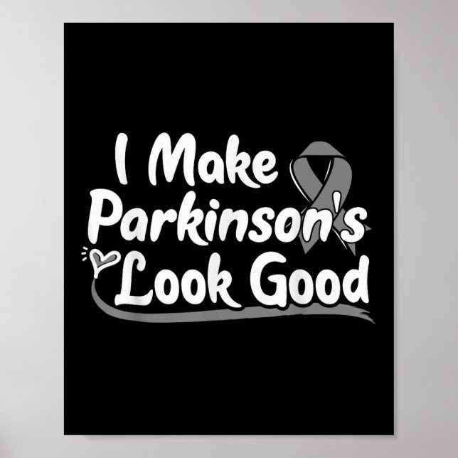 Gift för Parkinsons sjukdom Patientmedvetenhet om  Poster (Framsidan)