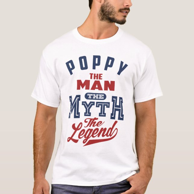 Gift for Poppy T Shirt (Framsida)