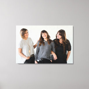 Gift for Sisters Fullt Photo Keepsak Canvastryck