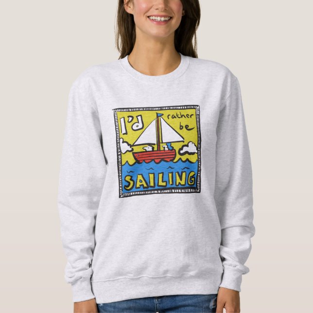 Gift för sjöman eller Yachtsman T-Shirt (Framsida)