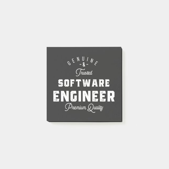 Gift for Software Engineer Post-it Block (Framsida)