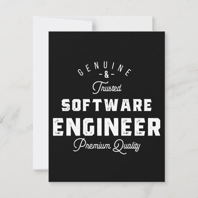 Gift for Software Engineer Spara Datumet (Framsida)
