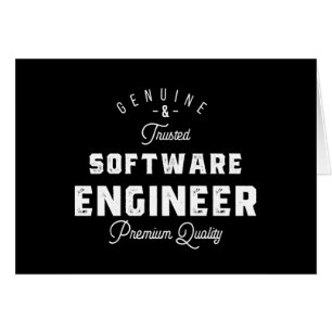 Gift för Software Ingenjör Hälsningskort