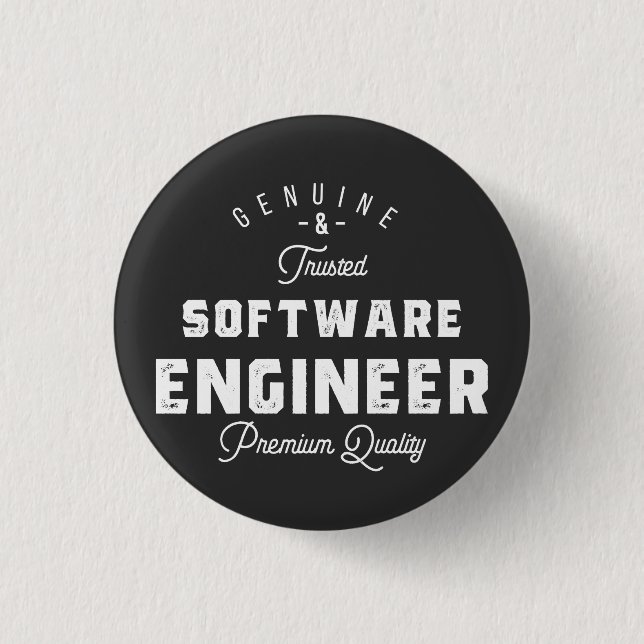 Gift för Software Ingenjör Knapp (Framsida)