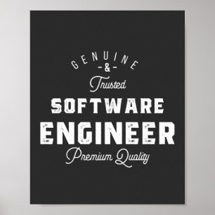 Gift för Software Ingenjör Poster