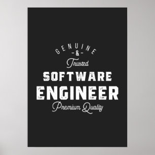 Gift för Software Ingenjör Poster
