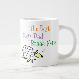 Gift för steg Pappa - bästa steget Pappa Jumbo Mugg