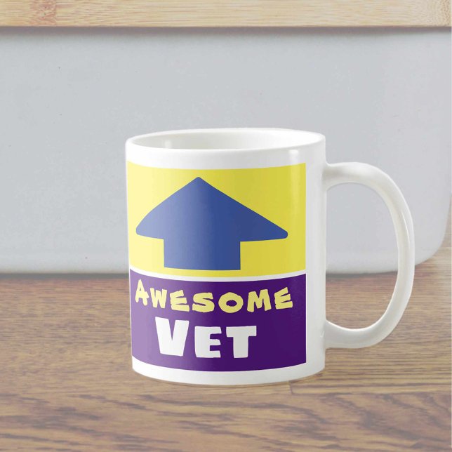 Gift för veterinär eller veterinär kaffemugg (Skapare uppladdad)