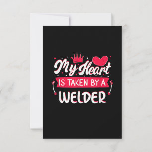 Gift for Welder Day Lönsam För manar och kvinnli Tack Kort