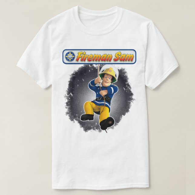 Gift for Women Fireman Children Tecknads Sam Cute T Shirt (Design framsida)