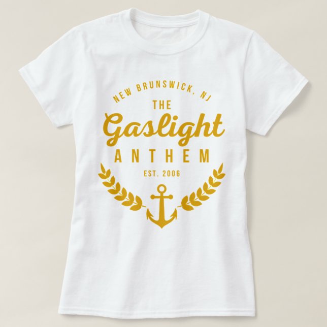 Gift Gaslight Anthem Est. 2006 T Shirt (Design framsida)