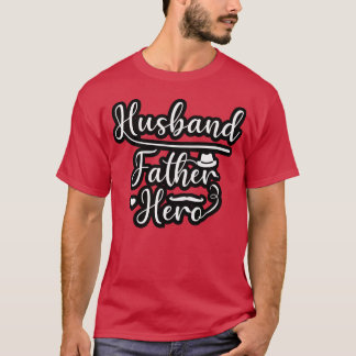 Gift-gåva från make Far Hero Fars dag T Shirt