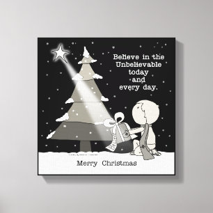 Gift Giver-God jul Canvastryck