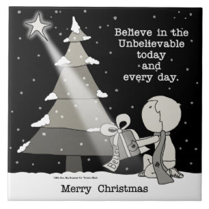 Gift Giver-God jul Kakelplatta