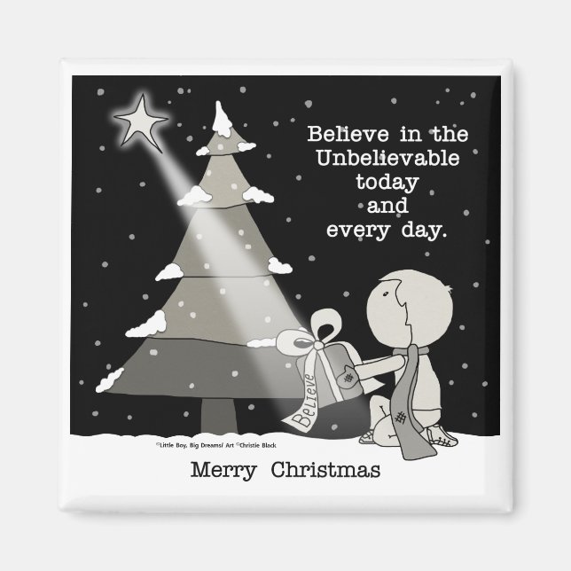 Gift Giver-God jul Magnet (Framsidan)