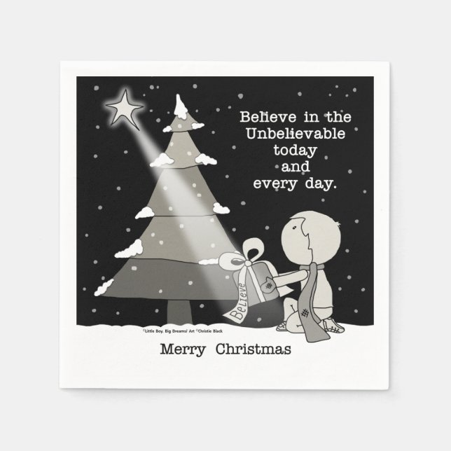 Gift Giver-God jul Pappersservett (Framsidan)