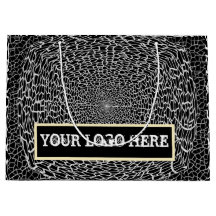 GIFT GOLDEN_ BLACK_SILVER LARGE GIFT BAG