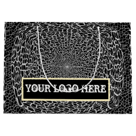 GIFT GOLDEN_ BLACK_SILVER LARGE GIFT BAG