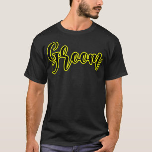 Gift gul text t shirt