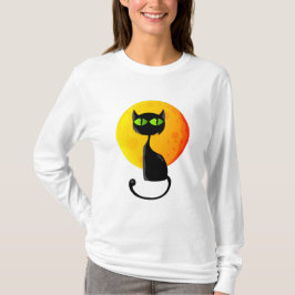 GIft Halloween Black Cat T-Shirts