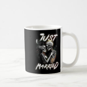 Gift Halloween Skelett Brud Och Brudgum Bröllop Kaffemugg