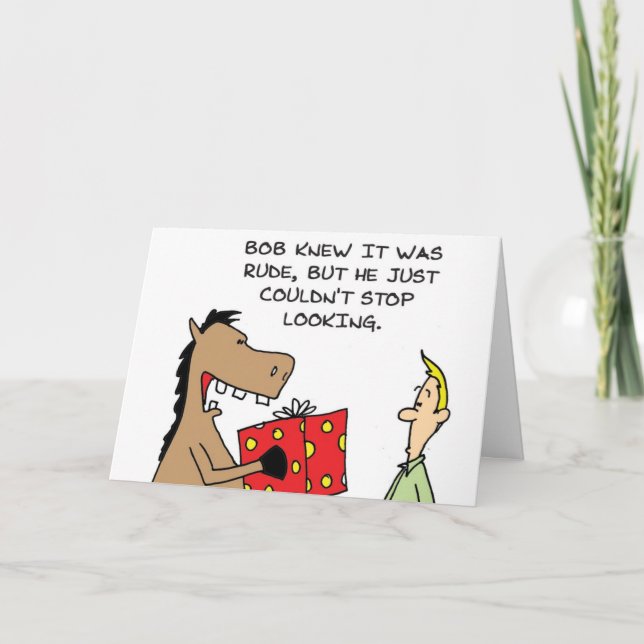 Gift Horse Kort (Framsida)