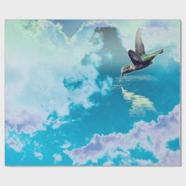 GIFT HUMINGBIRD IN MORNING Wrapping Papper Presentpapper