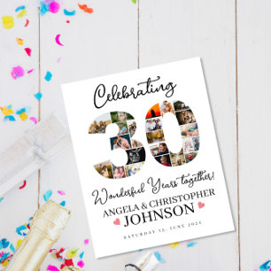 gift i 30 år Bröllop Poster
