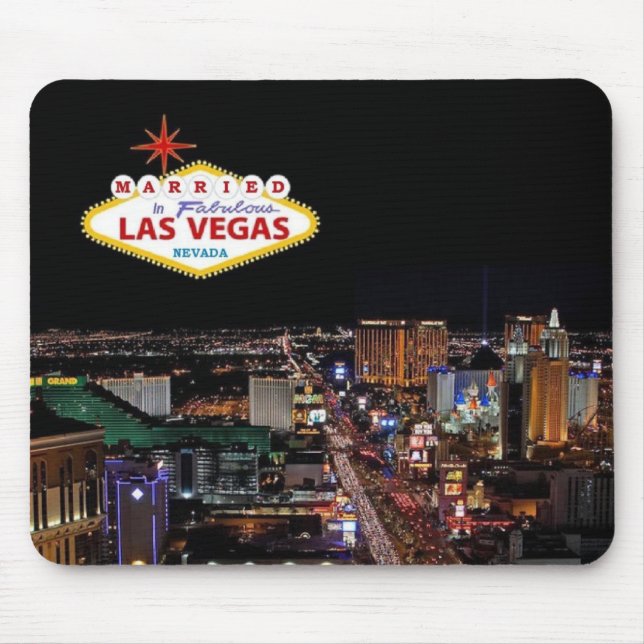 Gift i Fabulous Las Vegas Mousepad Musmatta (Framsidan)