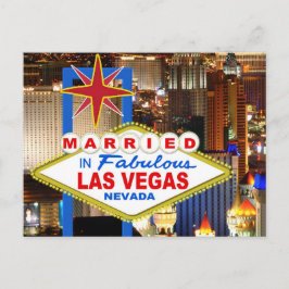 Gift i LAS VEGAS Postkort Vykort