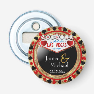 Gift i Las Vegas Stil - Red Flasköppnare