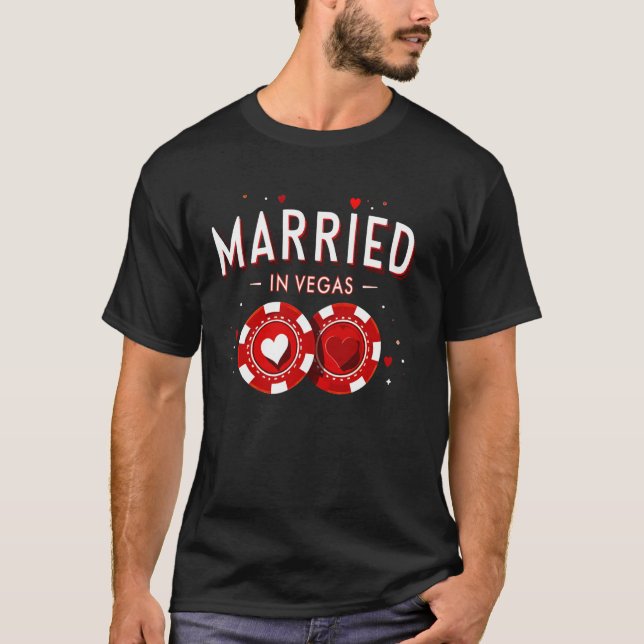 Gift i Vegas Brudklubb Squad 2025 Möhippa T Shirt (Framsida)