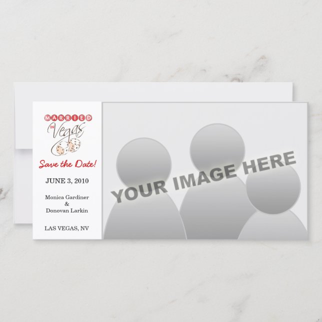 Gift i Vegas Spara datum Datumet (Framsida)