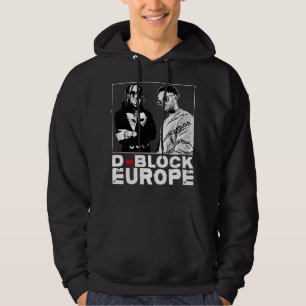 Gift Idea Classic D Block Europe Black and White D Hoodie