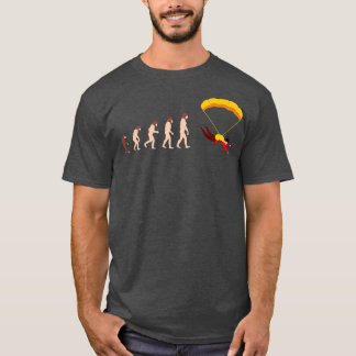 Gift-Idea för Evolution Skydive Skydiver Paraglide T Shirt