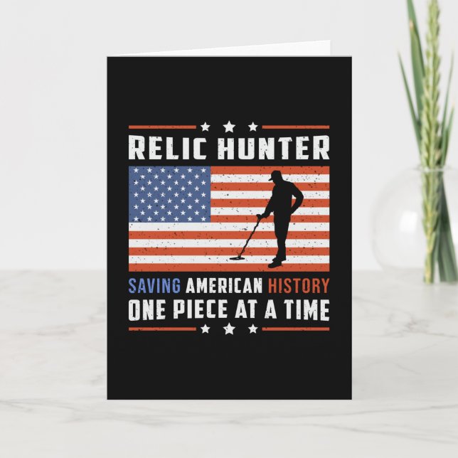 Gift-Idea för upptäckt av upptäckare av metall Kort (Framsida)