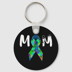 Gift Idea for Women - Autism Mamma Shirt. Fantasti Nyckelring