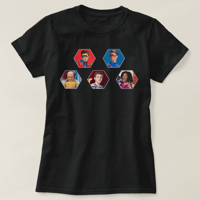 Gift Idea Henry Danger Hexagon Family Birthday Fam T Shirt (Design framsida)