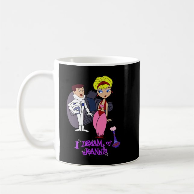 Gift Idea I Dream Tv av Jeannie Sitcoms Funny Grap Kaffemugg (Vänster)