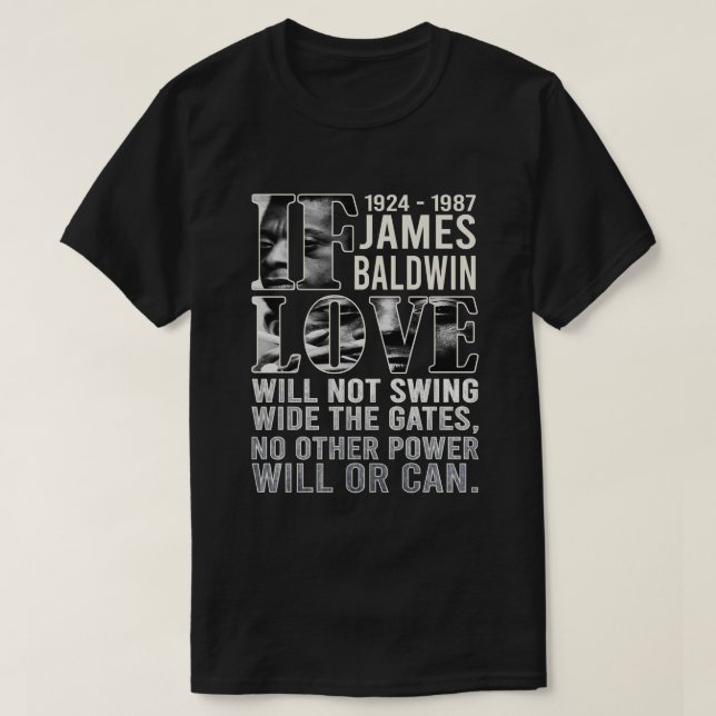 Gift Idea James Baldwin Juljul-Helgdag T Shirt (Design framsida)
