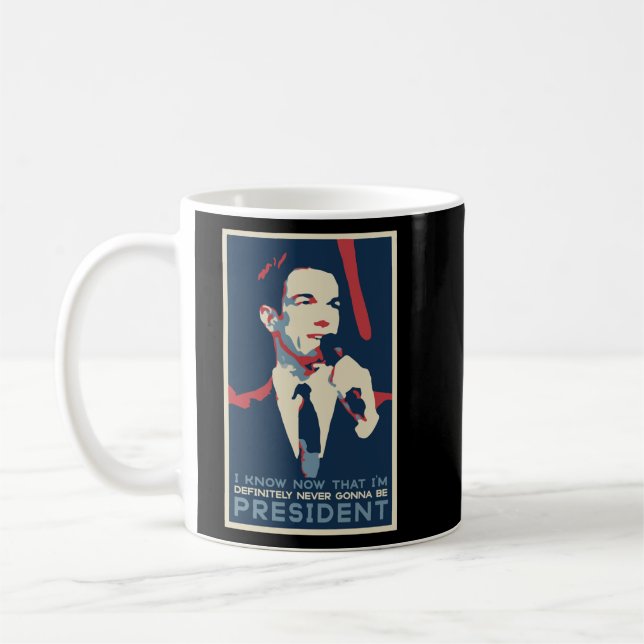Gift Idea John Mulaney kommer aldrig att bli presi Kaffemugg (Vänster)