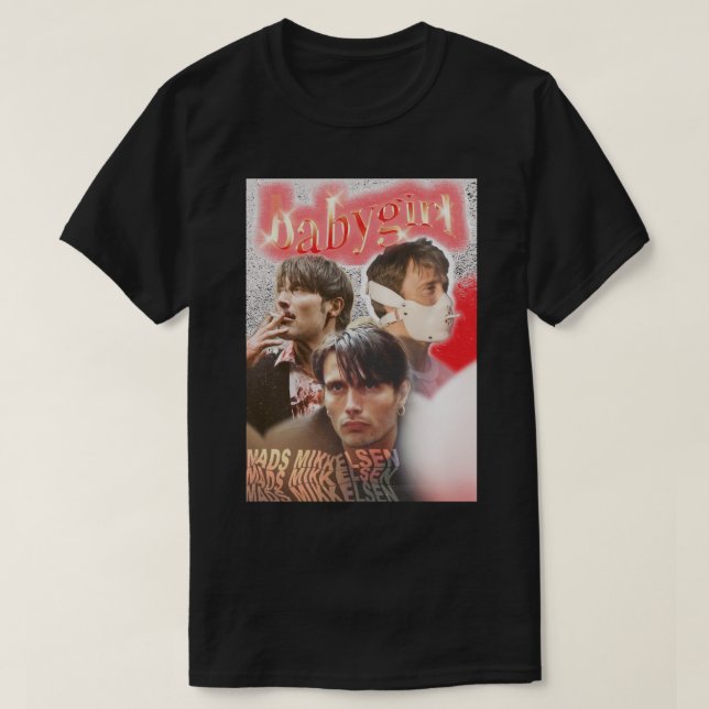 Gift Idea Mads Actor Mikkelsen Funny Graphic Gift T Shirt (Design framsida)