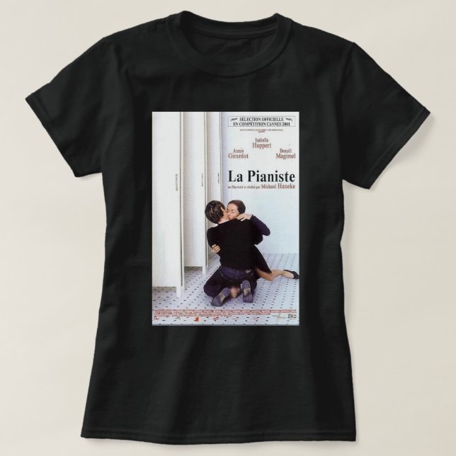 Gift Idea Piano Teacher Michael Haneke Movie T Shirt (Design framsida)