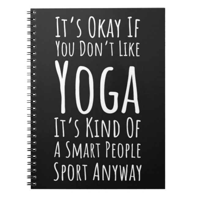 Gift-idéer för Yoga Älskare Yogi för henne Anteckningsbok (Framsidan)