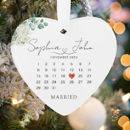 Gift jul Bröllop Date Heart-skript